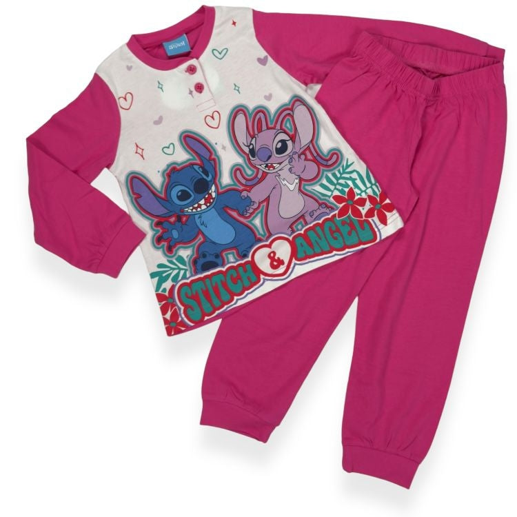 Disney Stitch Pyjama aus 100 % Baumwolle 